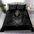 Grim Reaper Bedding Set The Ferryman Of The Underworld with Charon Skull Black - Wonder Print Shop