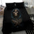 Grim Reaper Bedding Set The Ferryman Of The Underworld with Charon Skull Black - Wonder Print Shop