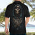 Grim Reaper Hawaiian Shirt The Ferryman Of The Underworld with Charon Skull Black - Wonder Print Shop