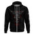 Skull Hoodie Cross Snake Bloody Skull - Wonder Print Shop