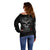 Skull Off Shoulder Sweater Cross Snake Bloody Skull - Wonder Print Shop