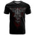 Skull T Shirt Cross Snake Bloody Skull DT01