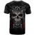 Skull T Shirt Cross Snake Bloody Skull DT01