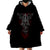 Skull Wearable Blanket Hoodie Cross Snake Bloody Skull DT01