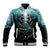 Flame Twin Skull Baseball Jacket Skeleton Inside - Wonder Print Shop