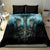 Flame Twin Skull Bedding Set Skeleton Inside - Wonder Print Shop