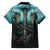 Flame Twin Skull Hawaiian Shirt Skeleton Inside - Wonder Print Shop