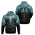 Flame Twin Skull Hoodie Skeleton Inside - Wonder Print Shop