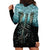 Flame Twin Skull Hoodie Dress Skeleton Inside - Wonder Print Shop