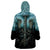 Flame Twin Skull Wearable Blanket Hoodie Skeleton Inside DT01