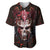 Infernal Draconic Skull Baseball Jersey Embracing the Fiery Soul - Wonder Print Shop