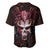 Infernal Draconic Skull Baseball Jersey Embracing the Fiery Soul - Wonder Print Shop