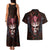 Infernal Draconic Skull Couples Matching Tank Maxi Dress And Hawaiian Shirt Embracing the Fiery Soul - Wonder Print Shop