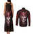 Infernal Draconic Skull Couples Matching Tank Maxi Dress and Long Sleeve Button Shirts Embracing the Fiery Soul - Wonder Print Shop