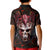 Infernal Draconic Skull Kid Polo Shirt Embracing the Fiery Soul - Wonder Print Shop