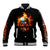 Flaming Skull Baseball Jacket Celestial Riders with Angel Wings - Wonder Print Shop