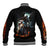 Flaming Skull Baseball Jacket Celestial Riders with Angel Wings - Wonder Print Shop