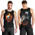 Flaming Skull Men Tank Top Celestial Riders with Angel Wings DT01