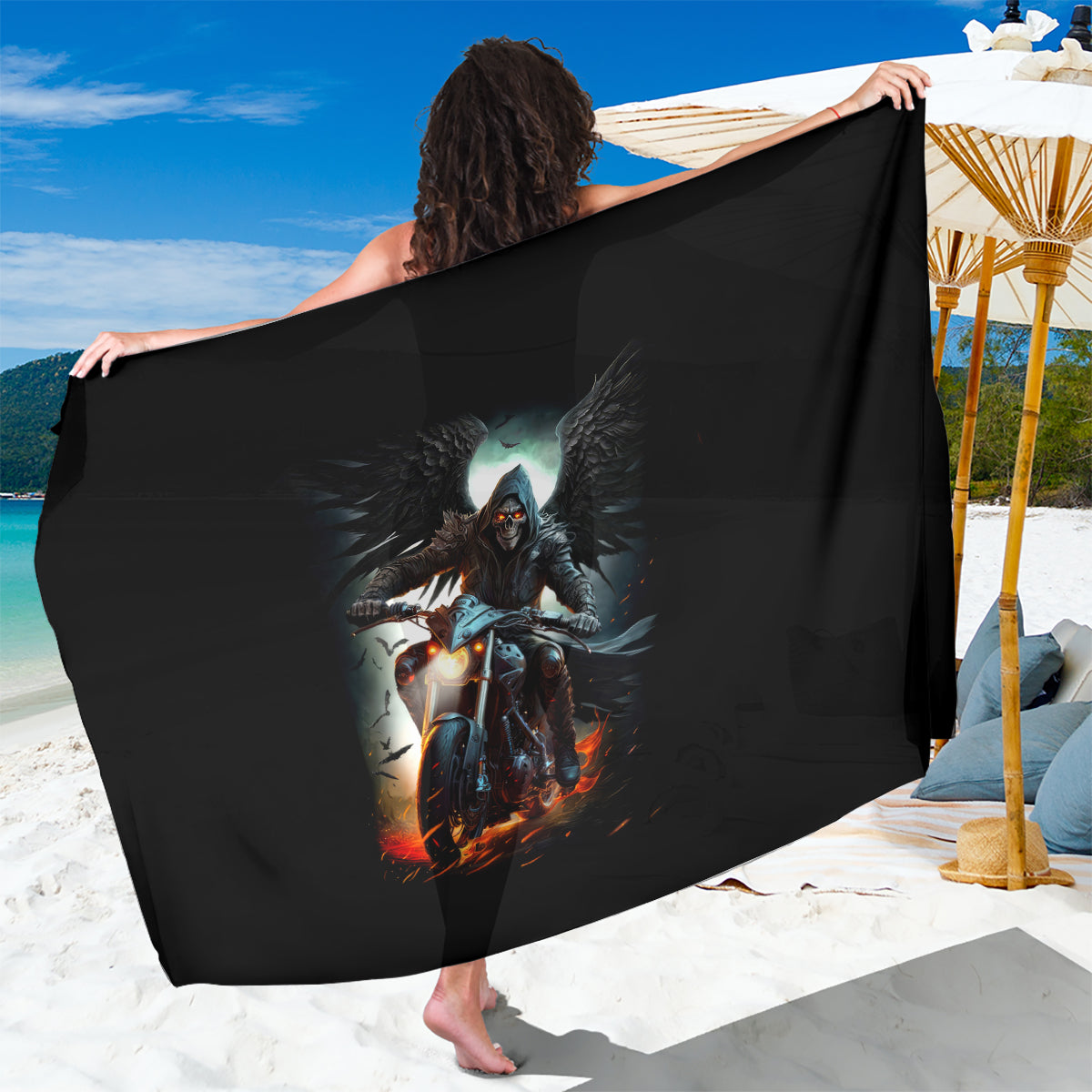 flaming-skull-sarong-celestial-riders-with-angel-wings