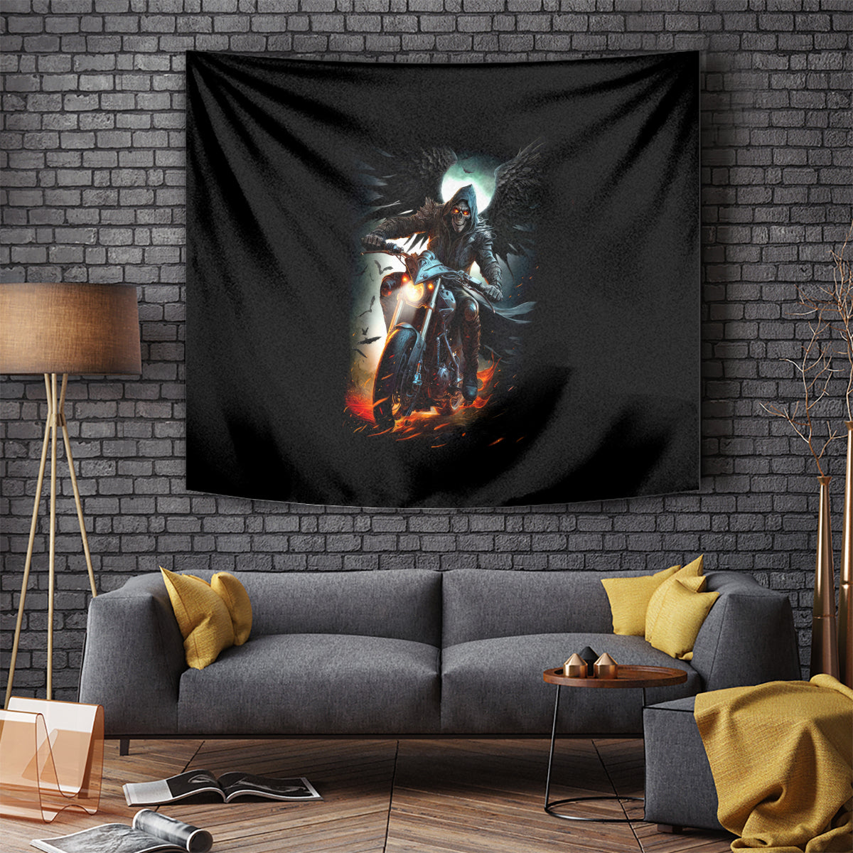 flaming-skull-tapestry-celestial-riders-with-angel-wings