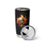 Flaming Skull Tumbler Cup Celestial Riders with Angel Wings