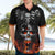 Flaming Skull Hoodie Hawaiian Shirt Spectral Pyre - Wonder Print Shop