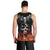 Flaming Skull Hoodie Men Tank Top Spectral Pyre DT01