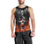 Flaming Skull Hoodie Men Tank Top Spectral Pyre DT01