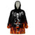 Flaming Skull Hoodie Wearable Blanket Hoodie Spectral Pyre DT01