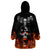 Flaming Skull Hoodie Wearable Blanket Hoodie Spectral Pyre DT01