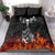 Skull Bedding Set Five Skull With Motocycle - Wonder Print Shop