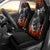 Skull Car Seat Cover Five Skull With Motocycle - Wonder Print Shop