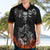 Skull Hawaiian Shirt Five Skull With Motocycle - Wonder Print Shop