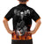 Skull Hawaiian Shirt Five Skull With Motocycle - Wonder Print Shop