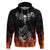 Skull Hoodie Five Skull With Motocycle - Wonder Print Shop