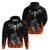 Skull Hoodie Five Skull With Motocycle - Wonder Print Shop