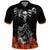 Skull Polo Shirt Five Skull With Motocycle - Wonder Print Shop