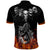 Skull Polo Shirt Five Skull With Motocycle - Wonder Print Shop