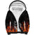 Skull Sherpa Hoodie Five Skull With Motocycle DT01