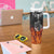 Skull Tumbler With Handle Five Skull With Motocycle