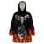 Skull Wearable Blanket Hoodie Five Skull With Motocycle DT01