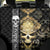 Golden Gothic Skull Back Car Seat Cover Embracing Ancient Elegance - Wonder Print Shop