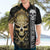 Golden Gothic Skull Hawaiian Shirt Embracing Ancient Elegance - Wonder Print Shop