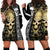 Golden Gothic Skull Hoodie Dress Embracing Ancient Elegance - Wonder Print Shop