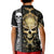 Golden Gothic Skull Kid Polo Shirt Embracing Ancient Elegance - Wonder Print Shop