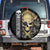 Golden Gothic Skull Spare Tire Cover Embracing Ancient Elegance - Wonder Print Shop