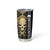 Golden Gothic Skull Tumbler Cup Embracing Ancient Elegance