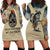 Skull Hoodie Dress Hello Darkness My Old Friend - Wonder Print Shop