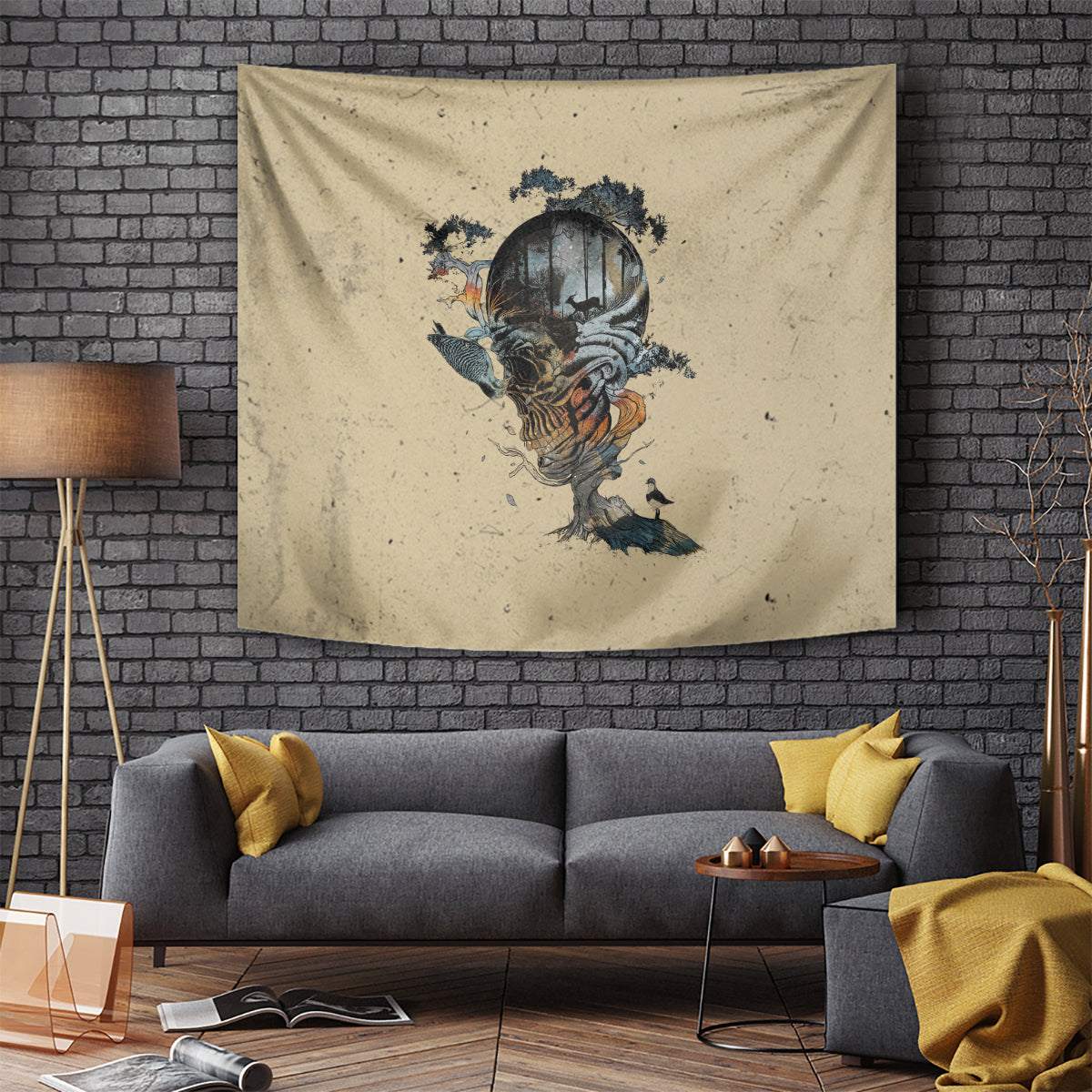 skull-tapestry-hello-darkness-my-old-friend