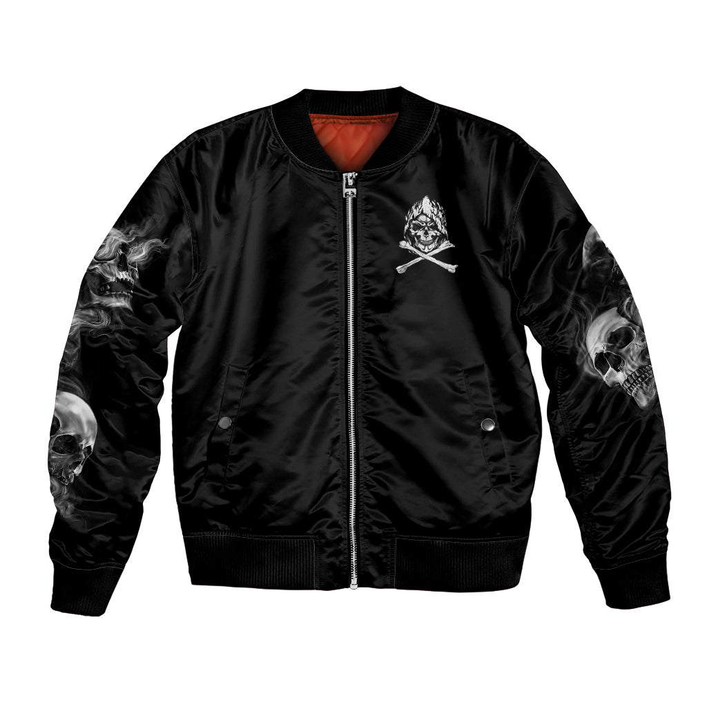 Skull Bomber Jacket I Can Fix Stupid - Wonder Print Shop